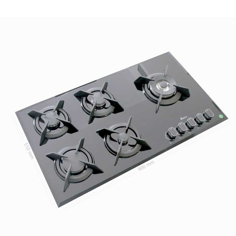 اجاق گاز صفحه ای شیشه ای بیمکث مدل MG0059 مشکی - Image 2