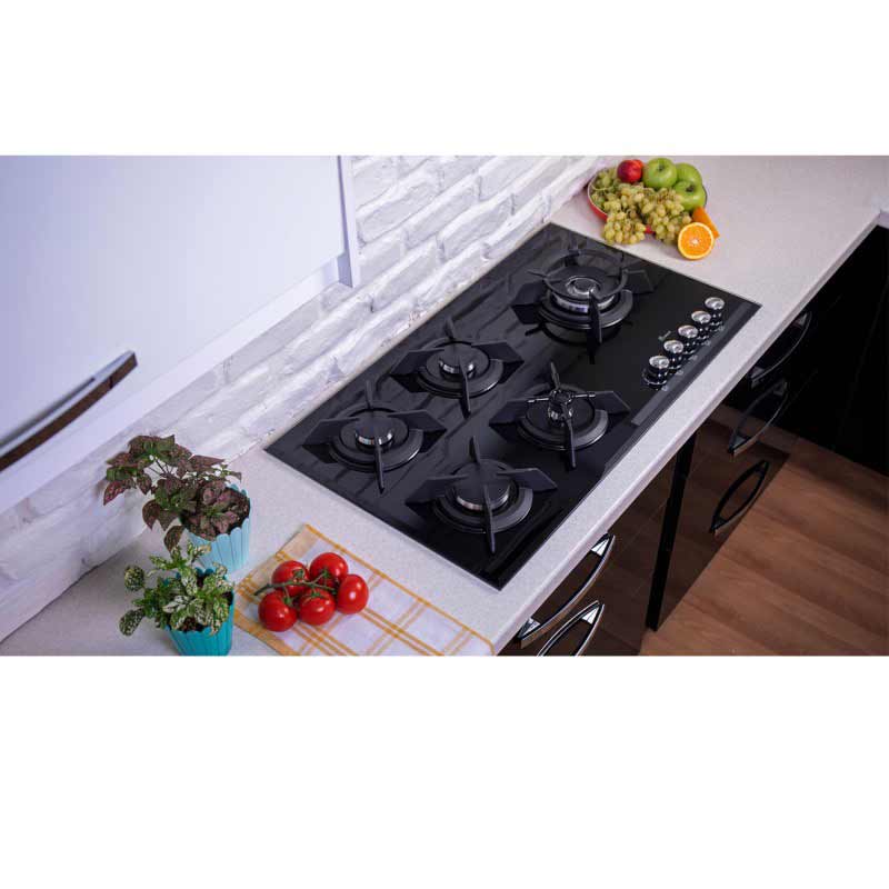 اجاق گاز صفحه ای شیشه ای بیمکث مدل MG0059 مشکی - Image 3