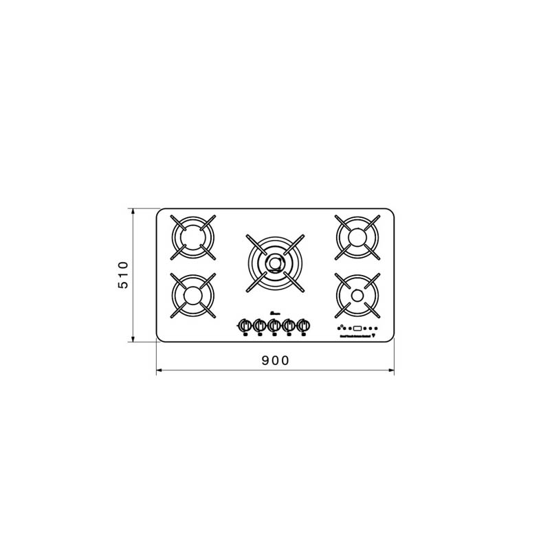 اجاق شیشه ای بیمکث مدل MG0048RF - Image 5